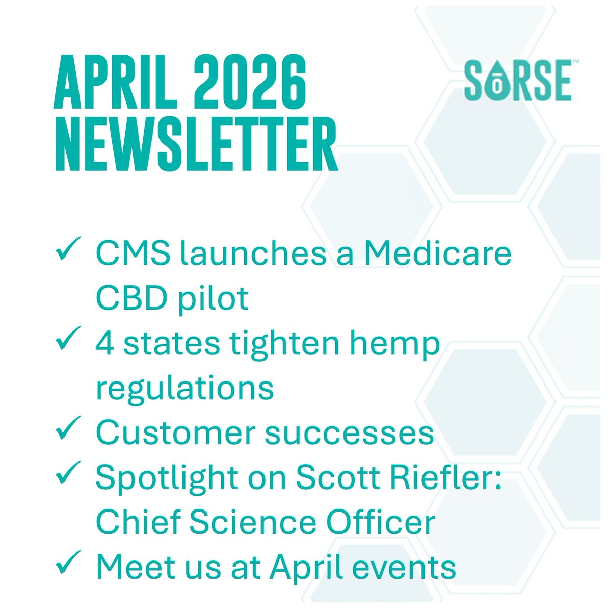 sorsetech's tweet photo. This month's SōRSE newsletter covers the regulatory shifts reshaping our industry as well as new customer product launches , a profile of our Chief Science Officer &amp; upcoming events in the U.S. &amp; Europe. 🗞️ ⬇️

https://t.co/REEJxtUwxA https://t.co/qSM80OaQUO