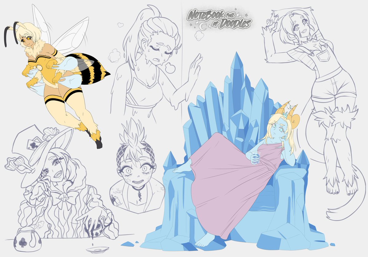 NotebookFullOfDoodles🔞 Vtuber/Artist tweet media