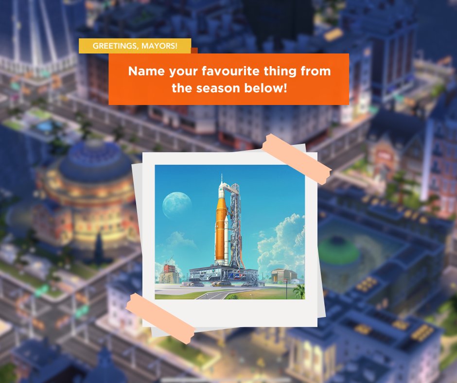 SimCityBuildIt's tweet image. Hi Mayors! 

We've still got stars in our eyes thinking about last season, let us know what your favorite moment was in the comments below! ⭐🔭

#simcitybuildit #citybuilder #season