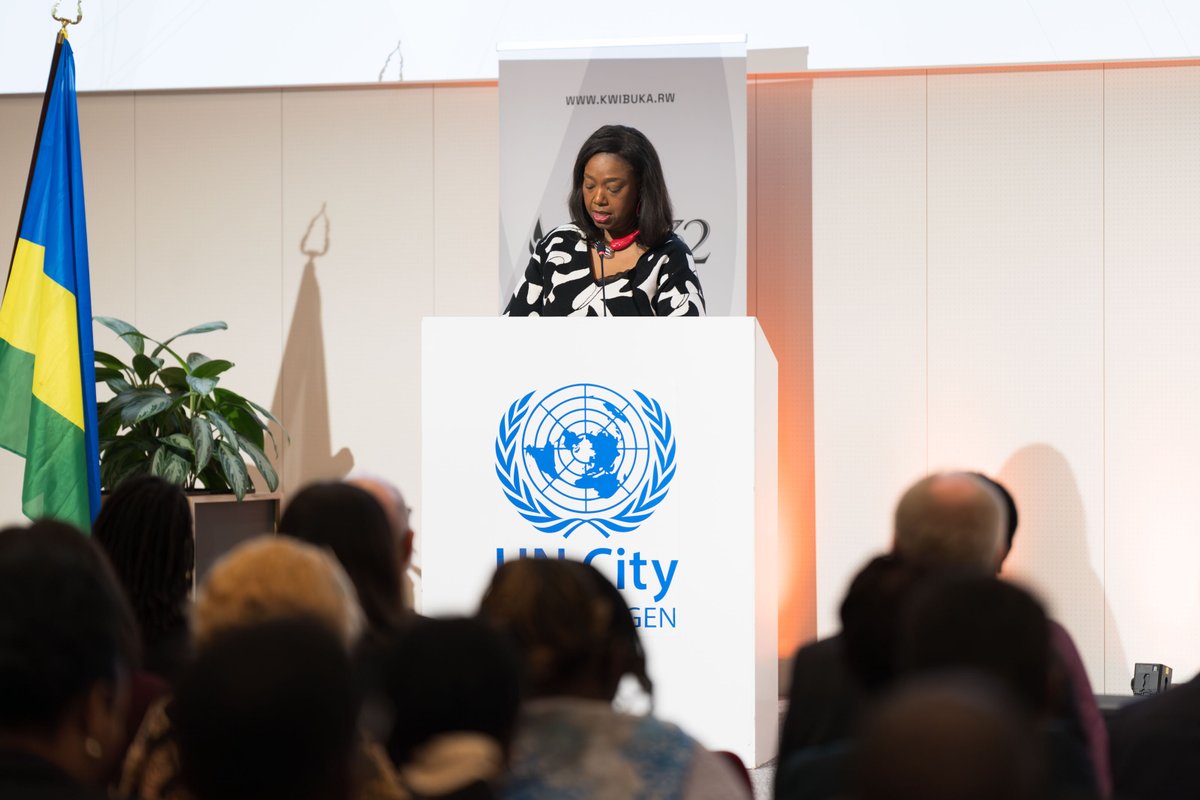 UNOPS's tweet photo. "Let this day be a reminder of our shared responsibility to prevent such atrocities from ever happening again."

@UNCityCPH, our Dep. Executive Director @KoneSonja honoured the memory of the 1 million children, women & men who were killed in the 1994 genocide against the Tutsi in #Rwanda. 

On this Intl. Day of Reflection, let us raise our voices for justice, accountability, human rights & peace. For everyone, everywhere.

Full message: https://t.co/yTnr8iWO5U