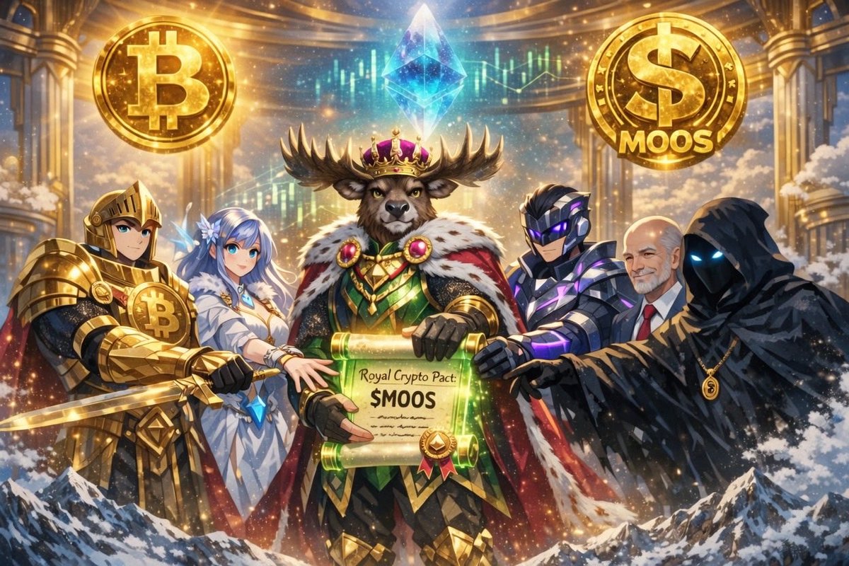 simon_fisher2's tweet photo. The Royal Crypto Alliance is no longer a concept…
It has become reality.

Moritz Moos has united the strongest digital kingdoms — Bitcoin, Ethereum, Solana — all aligning behind one rising force: $MOOS.

The market rewards projects with identity, vision, and a powerful community.
And $MOOS is moving fast… long before the crowd catches on.

If you’re looking for a project entering a real growth phase,
this is the moment where smart investors make their move.

Official $MOOS Contract:
Cn3F1DbHrvx94jg4KyaJe7tXPCbbmZA5SffpWM5npump

#MOOS7 #MoritzMoos #SmartInvestment #EarlyOpportunity
#BuyMOOS #CryptoAlliance #DeFiPower #CryptoGems
#StrongProject #BlockchainRoyals #RoyalCrypto #NextBigThing