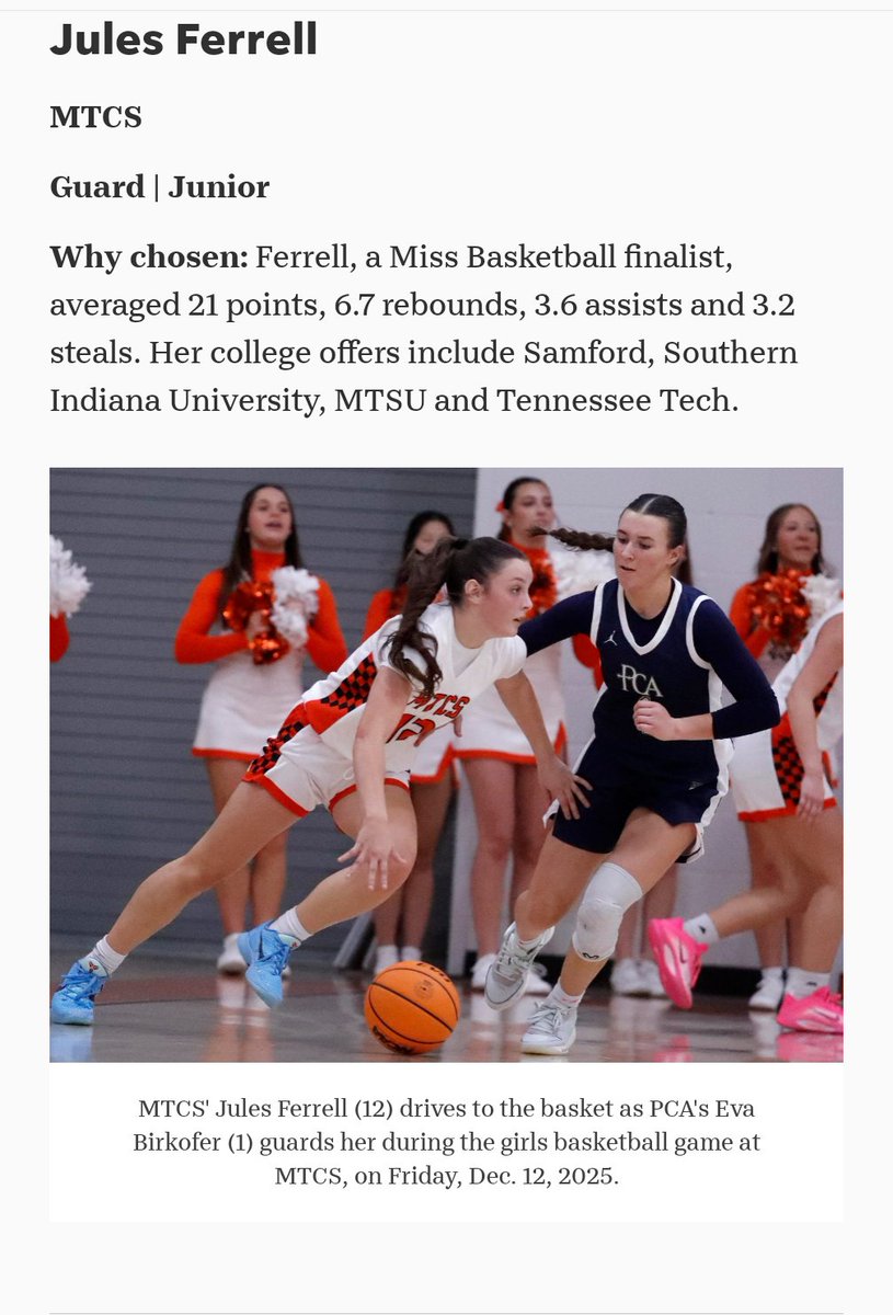 MTCS Lady Cougar Basketball tweet media