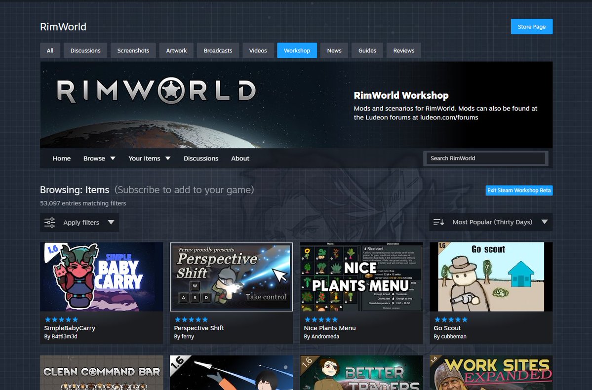 SadlyItsBradley's tweet image. Valve has a new Steam Workshop Beta to make the browsing experience quicker and easier to use

This includes: Wider pages with bigger items, smarter and faster filtering, and a new Quick View UI on each item

These rewrites are also designed to be mobile and Steam Deck friendly