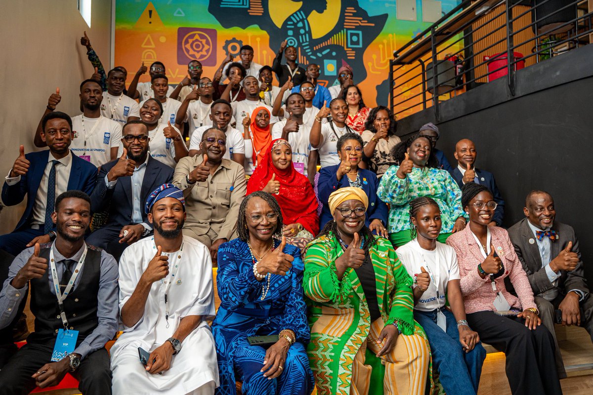 ahunnaeziakonwa's tweet photo. Grateful to @GovNigeria for the support to @timbuktooAfrica and for officially launching the AI UniPod at @UnilagNigeria. 

In partnership with @GovNigeria and partners, @UNDP is turning Nigerian innovation into scalable enterprises and jobs. https://t.co/E1tZJhlz51