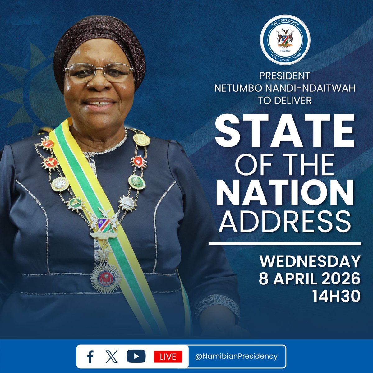 Namibian Presidency tweet media