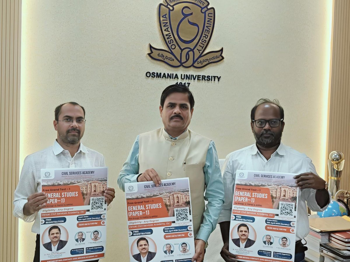 OSMANIA UNIVERSITY tweet media