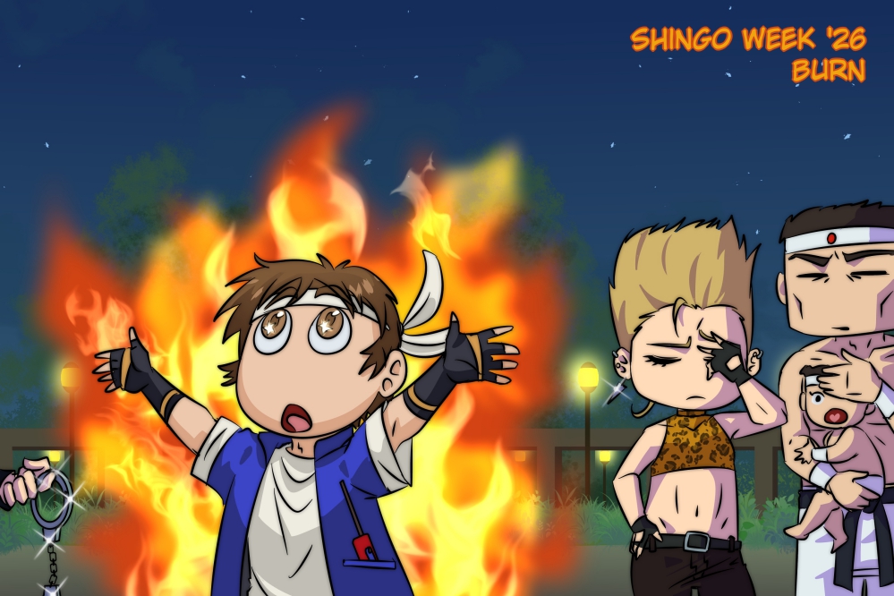 LoveMacabre's tweet image. #ShingoWeek Day 7: Burn
Special Guest: you know them very well. 
#shingoweek2026 #shingoyabuki #矢吹慎吾 #kof