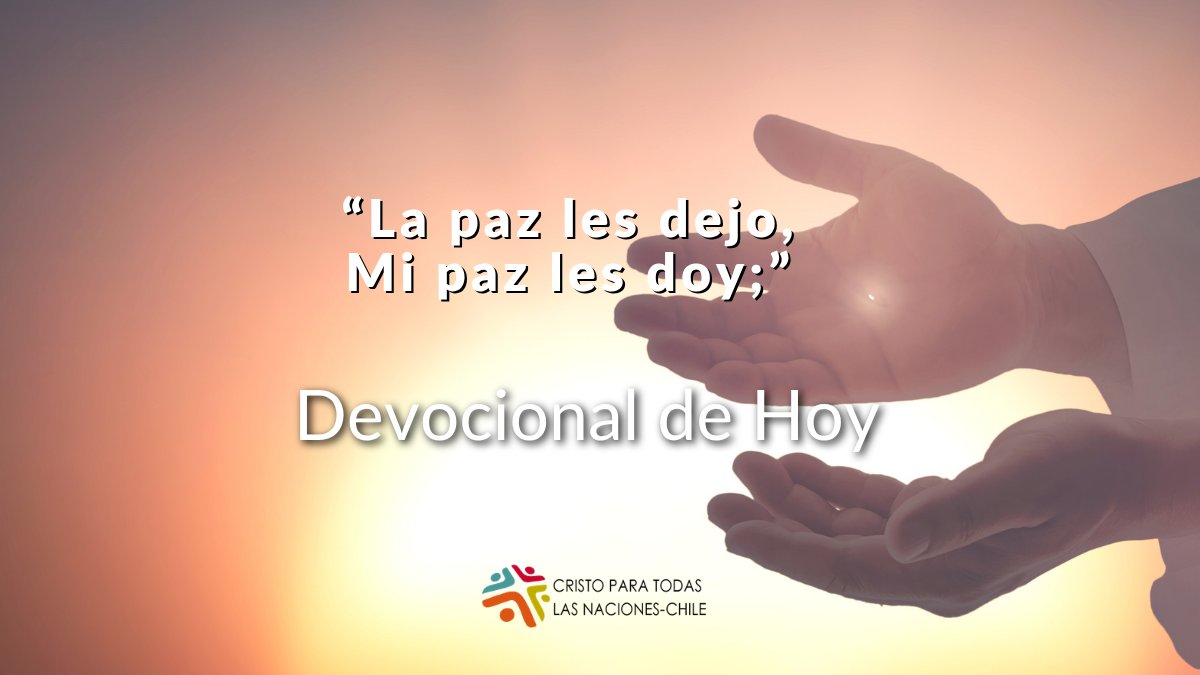 CPTLNCHILE's tweet photo. Medita en el Devocional de Hoy, escrito por la Diaconisa Nohemí Guerra.
https://t.co/5b4uNnbkHO https://t.co/2IyAtthrRr
