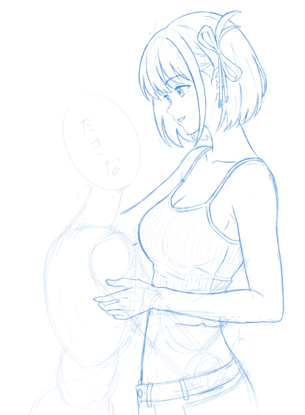 #イラスト 
#リコリス・リコイル 
#リコリコ       

ちさたき

ちさと下描き中_φ(･_･

今回は少しテイストを変えて大人っぽく

「アダルトに」なんて書くと誤解を招くので言い方を変えてみる (*´ω｀*)