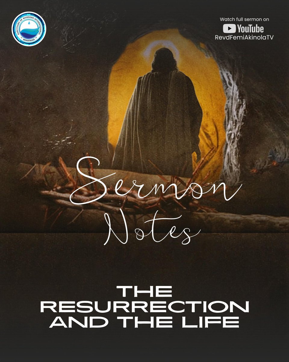 SowimOfficial's tweet image. Powerful insights from Sunday's message! Swipe through these key notes.

Watch the full sermon on YouTube: RevdFemiAkinolaTV

#SOWIM #RevdFemiAkinola #SermonNotes