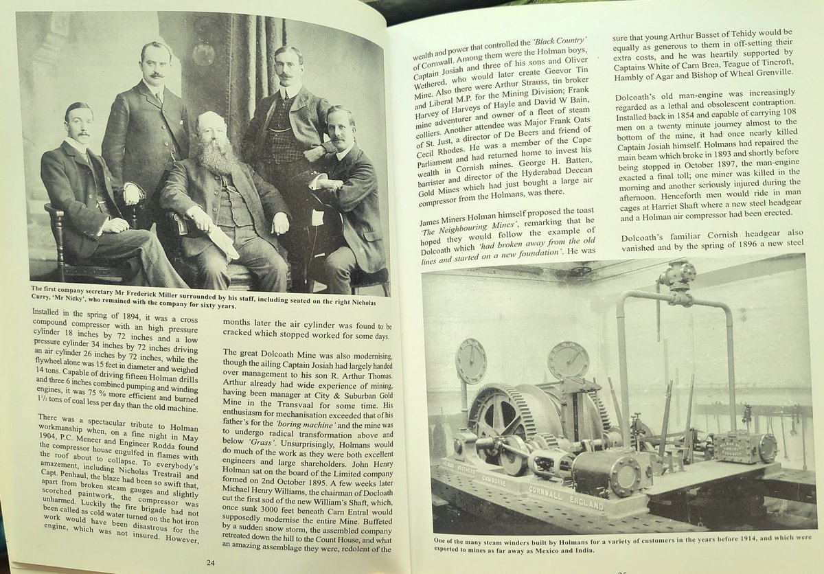 MEIRIONYDDPHOTO's tweet image. Reading #Holman #Cornish #Engineering by #CliveCarter 
Interesting cable haulage engine mounted on a traversing trolley to wind the steel cable around the drum
Tragic,UK used to lead the world in engineering+
manufacturing 
Now like #Camborne it's all a shadow of its former self