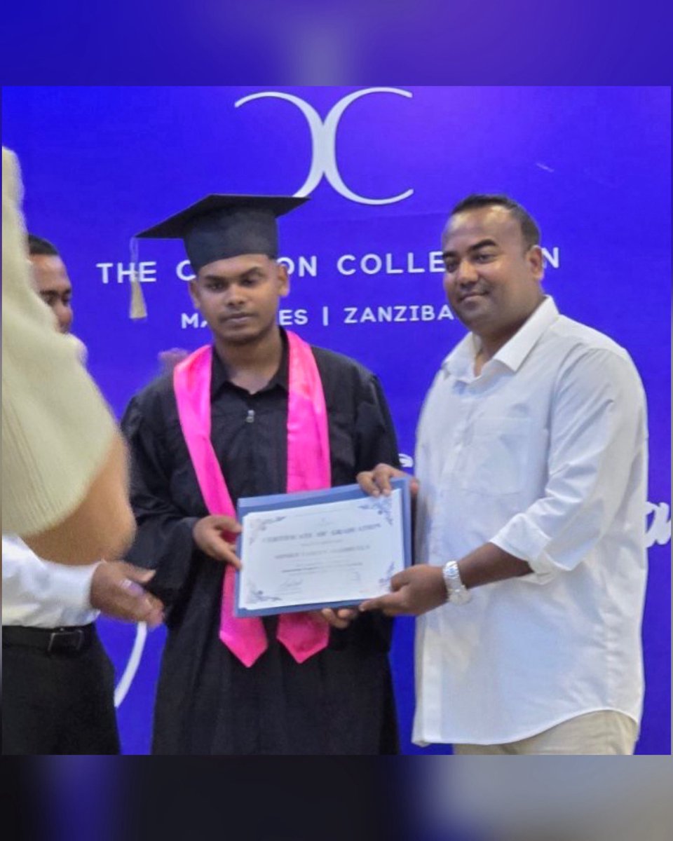 FHTSMNU's tweet photo. Our Dean Ms. Zeenath Solih and HOD of Hospitality Management Ms. Aishath Shirmeen attended the Starters Program Graduation Ceremony organized by Cocoon Maldives. What a wonderful occasion celebrating the start of 24 promising hospitality careers! 👏🏽 https://t.co/uAjxHpigri