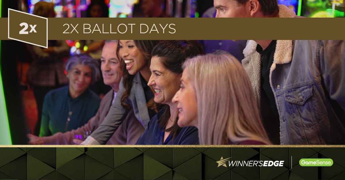 WinnersEdgeAB's tweet photo. Bye winter, hello spring! 🌷 Members who visit any Alberta casino on any Tuesday in April earn 2X ballots!
Not a member yet? Sign up today. Visit https://t.co/1vAq32DykC for details. Remember, if you gamble, use your GameSense! https://t.co/pY6afmo2lF