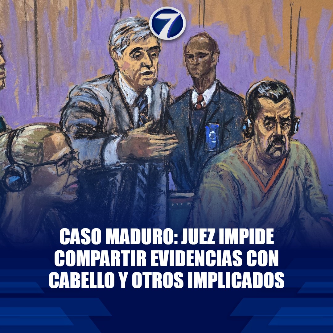 Noti7Guatemala's tweet image. 🚨 Juez en EE.UU. bloquea intercambio de pruebas de defensa de #Maduro ➡ bit.ly/4tBTxwA