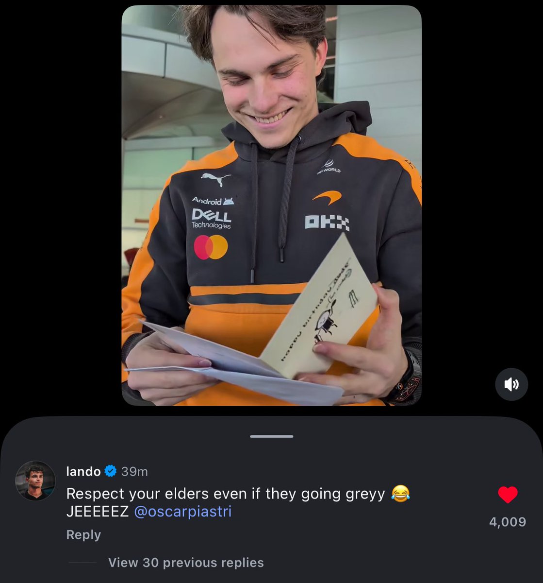 unironicallyHP's tweet image. I sure do enjoy whenever Lando comments stuff 😂

#f1 #osc #lando #landoscar #mclaren