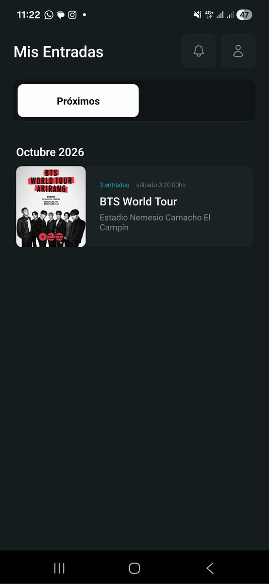 kiittyten's tweet photo. NOS FUIMOOOOOOOOOOOOS 😭😭😭😭😭😭😭😭😭 No en la localidad que quería, pero al menos se pudo

#BTS_ARİRANG https://t.co/vfSwIyq44w
