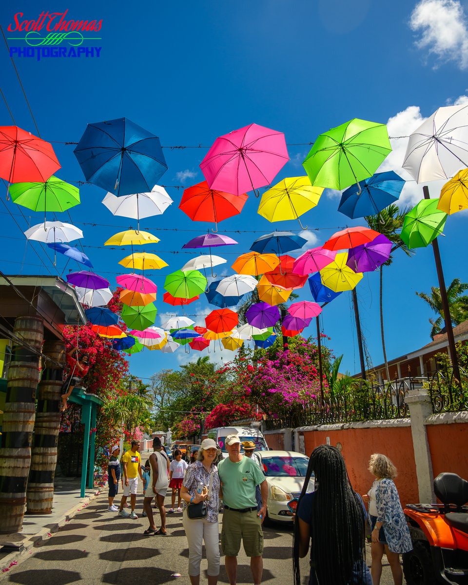 sthomasphotos's tweet image. Tourists enjoying the colorful Umbrella Lane on #nassau, #bahamas on New Providence island.

Been to Nassau several times but this was the first time the weather was perfect for photographing this popular tourist location. While cars, vans and trucks were using the street, I was