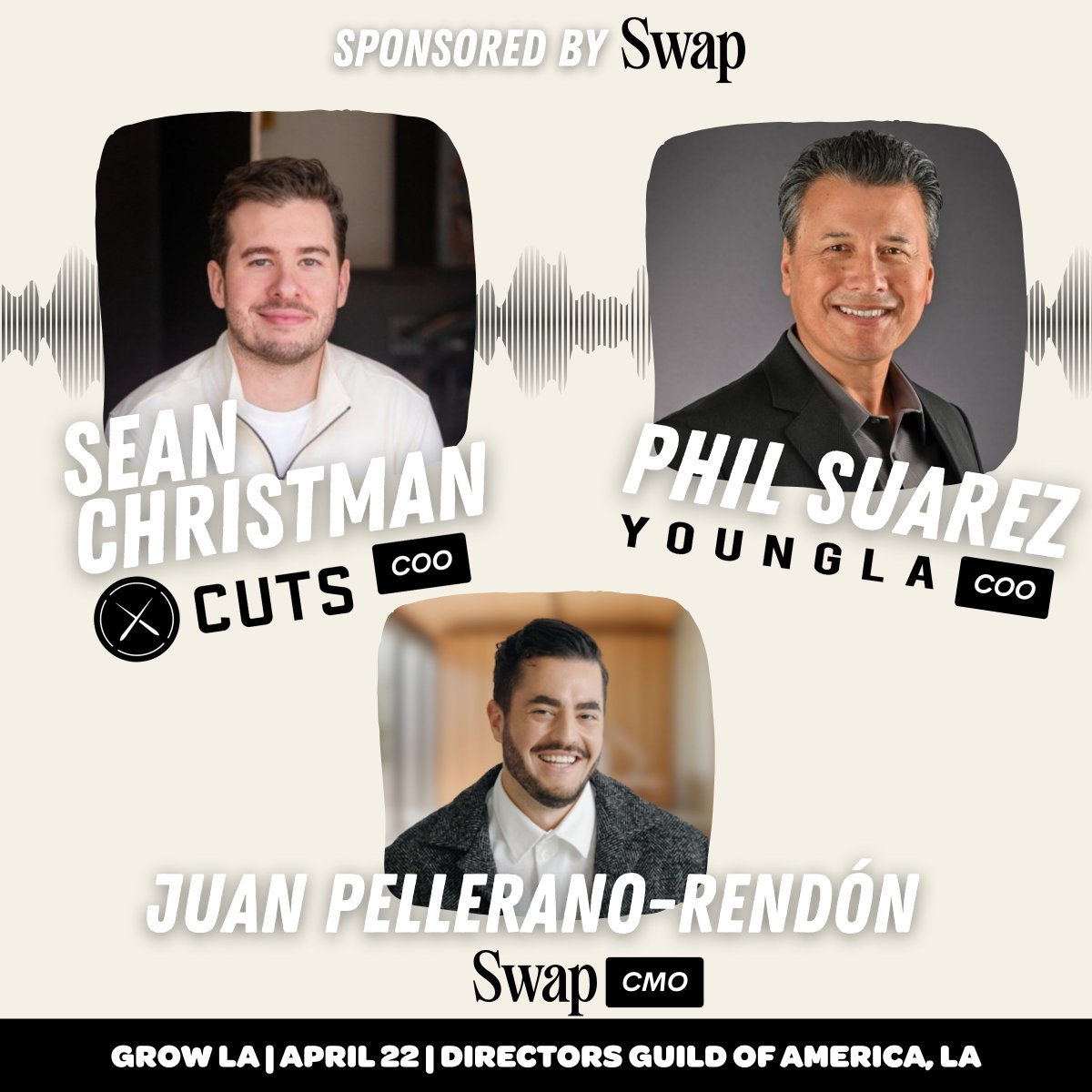 IsabelleShee's tweet photo. 🥳 We're thrilled to announce Juan Pellerano-Rendón, CMO @ Swap, Sean Christman, COO @ Cuts Clothing and Philip Suarez, COO @ YoungLA as speakers at GROW LA!

✏️ "The Rise of Agentic Commerce"

Commerce is shifting from static websites to intelligent, agent-led experiences. Instead of clicking through pages, shoppers are guided from discovery to checkout by AI agents in one seamless flow. This isn’t just a feature - it’s a new interface for commerce, powered by unified data and merchant-controlled systems.

In this panel, Juan, Chris and Sean break down why this shift is happening now, what early adopters are seeing, and how it’s already leading to the first agentic storefronts.

👉 Don't miss this opportunity to learn from and connect with industry leaders shaping the future of marketing.

🎟️ Brands get your FREE tickets here: https://t.co/augOSMef2E