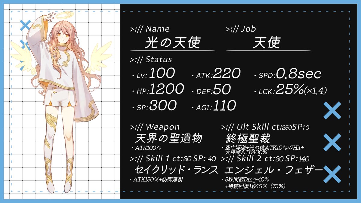 Sugar_Rabbit_14's tweet photo. （1/3）
配信ありがとうございました！！

来てくれたリスナーさんのおかげでたくさんゲーム世界のキャラクターを創作することが出来たよ！！

画像はすべて配信の産物です！（全9種類）
よかったらみんな観てね♪ https://t.co/4q2H4bgJIi