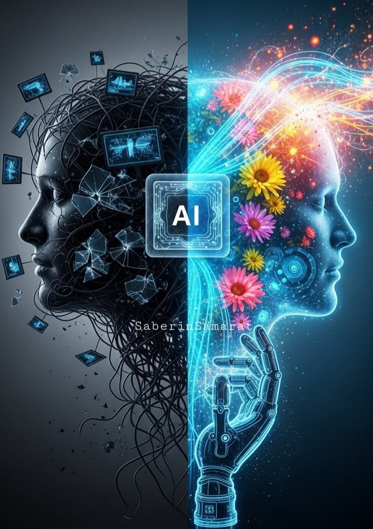 SaberinSamarat's tweet image. AI is only GOOD as YOU allow it to be-

 AI isn’t magic ✨
It’s a mirror 🪞💻
Same tool ⚙️
Different minds 🧠
Different outcomes 🎯🚀

AI is only as powerful
as the person using it ⚡

The real upgrade isn’t AI 🤖
It’s YOU ⚡🔥

#AI #ArtificialIntelligence #Future #Tech #Mindset