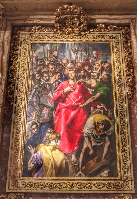 El 7 de abril de 1614 falleció en Toledo Doménikos Theotokópoulos, El Greco. Vino a España para colaborar en la obra decorativa del Monasterio de San Lorenzo de El Escorial y que es el autor de cuadros tan maravillosos como "El Expolio" que se encuentra en la Catedral de Toledo.