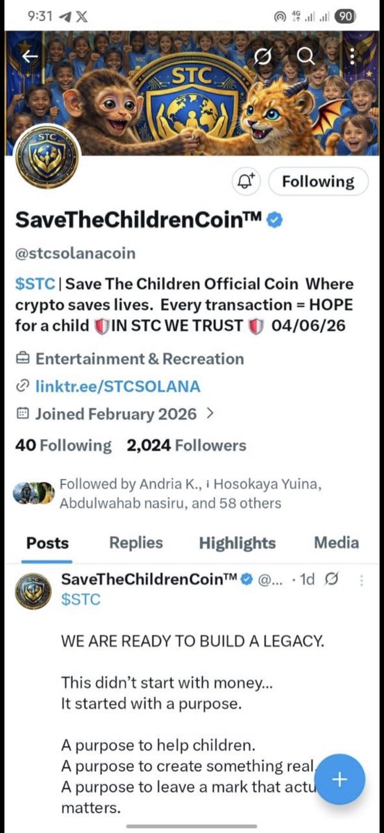 SaveTheChildrenCoin Backup tweet media