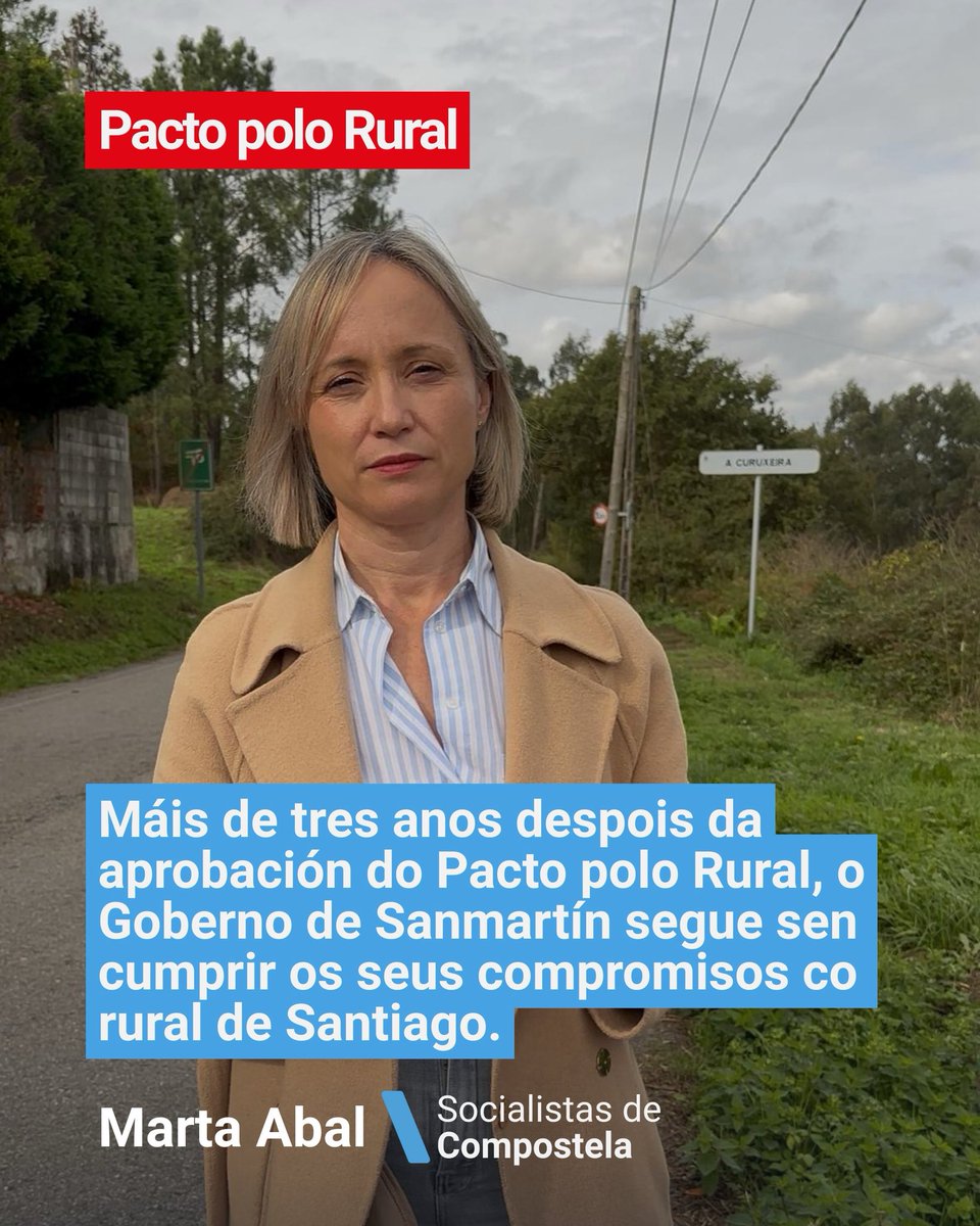 psdegsantiago's tweet image. 🌱 Máis de tres anos despois, o Pacto polo Rural segue sen avances reais

Só 70 dos 215 núcleos teñen saneamento e abastecemento

O Goberno de Sanmartín segue sen cumprir co rural

🌹O rural precisa feitos, prazos e compromiso real

#Rural #Santiago