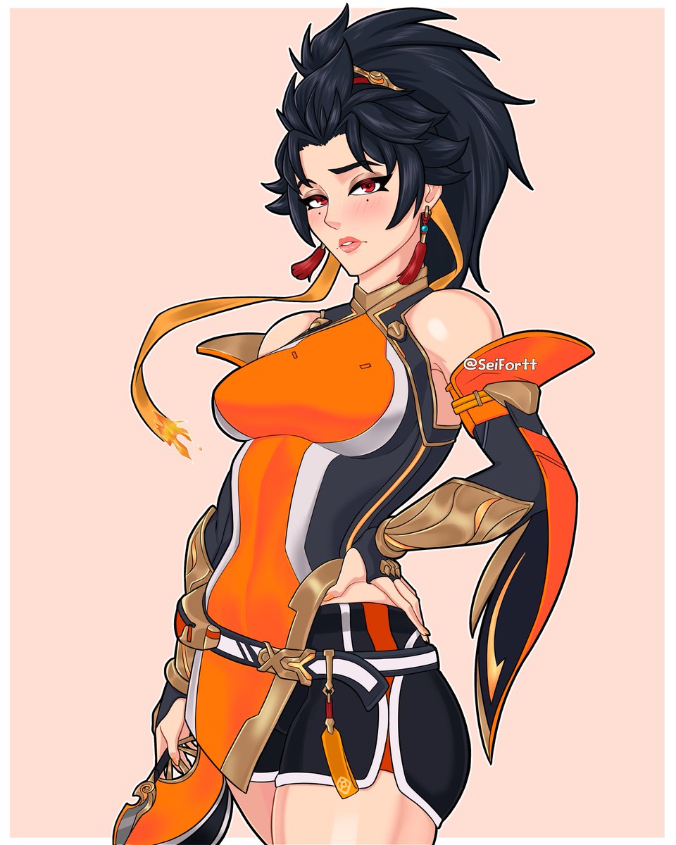 seifortt's tweet image. Now my drawing is more accurate😋
#Anran #Overwatch