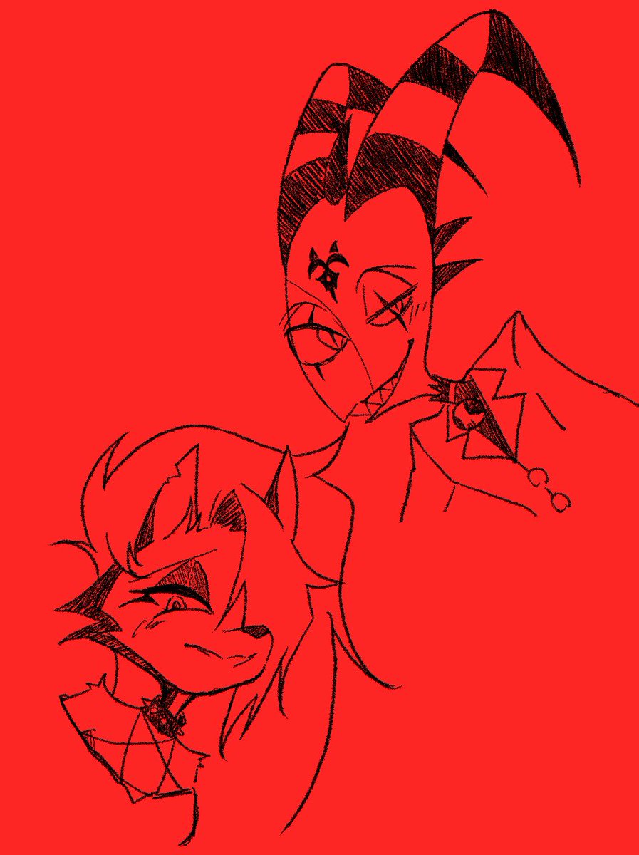 f_3mg's tweet photo. 今までのハズビンホテルとヘルヴァ・ボスの絵でもまとめとくか https://t.co/MHrF5hjUmH