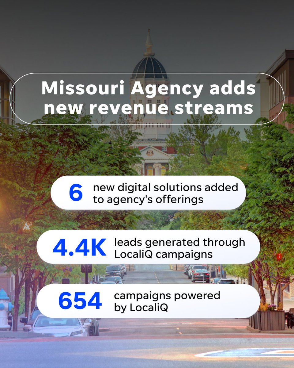 LocaliQ's tweet image. They didn’t just grow their #agency. They grew what their clients could accomplish. 🤝 

6 new digital solutions. 654 campaigns. 4,400+ leads generated for its clients.

Full success story: bit.ly/41E2wBv

#customersuccess #businessgrowth #successstory #digitalmarketing