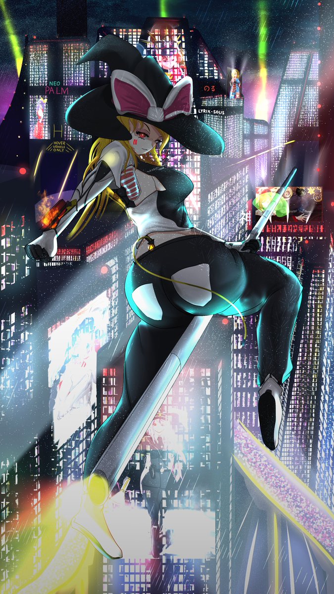 TommyJoji's tweet photo. Cyberdynasty : 2091 : Rune Hacker

#霧雨魔理沙 #東方 #東方Project https://t.co/wL6q7CQY8M