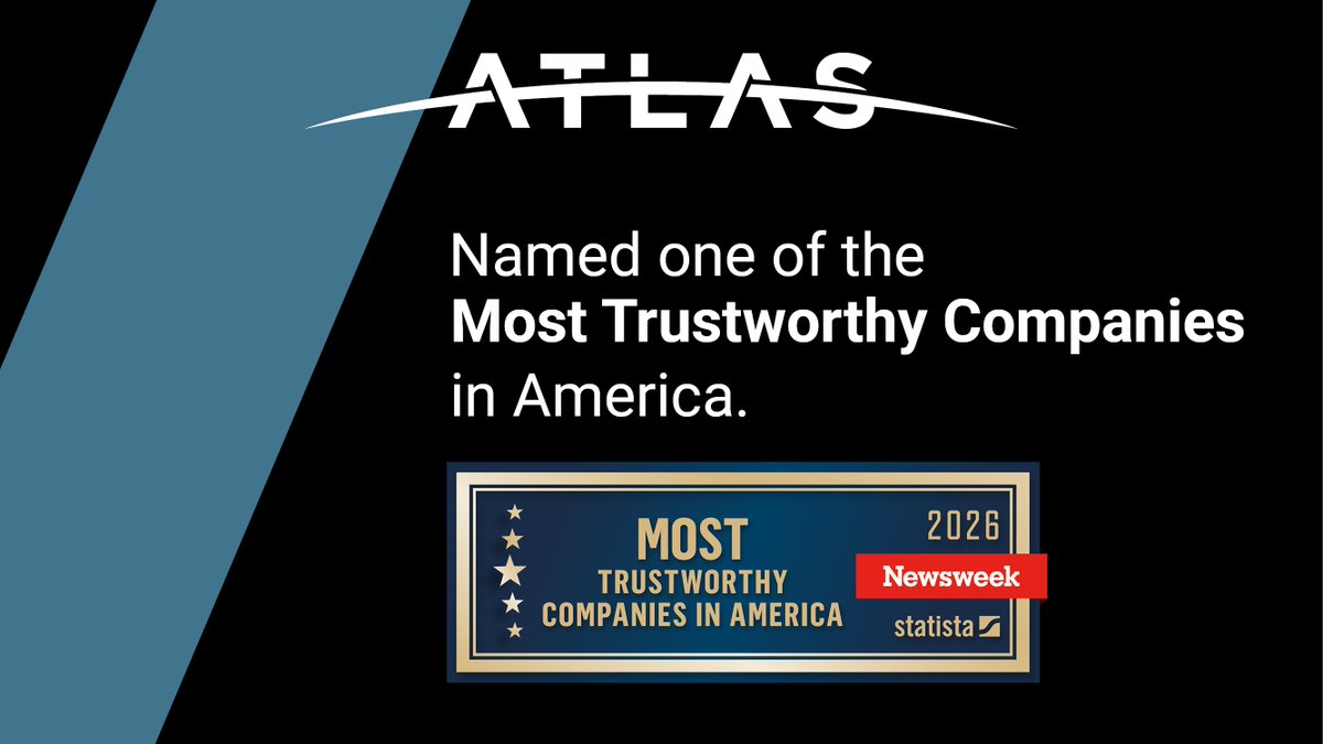 Atlas_technical's tweet photo. 🌟🏆Trust: Earned, Honored and Celebrated

We’re proud to share that Atlas has been named one of Newsweek’s Most Trustworthy Companies in America 2026 — a powerful recognition of the trust our clients and communities place in us every day. https://t.co/2jMV4xNELc

In our business, earning that trust matters. Our clients rely on us for accurate insights, rigorous analysis and solutions that stand up to real-world challenges. Being named among the nation’s most trustworthy companies reflects not only what we do, but how we do it — guided by our Values of Life, Heart, Mastery and Trust.

“This recognition is a testament to the integrity, dedication and professionalism our teams demonstrate every single day,” said Atlas Chief Executive Officer Jacqueline (Jacque) Hinman. “I am immensely proud of the work we do and grateful to our people, whose commitment to doing what’s right continues to elevate Atlas and the impact we make across the country.”

Thank you to our incredible A-team and to the clients and communities who put their trust in Atlas. We remain committed to delivering solutions that elevate communities and stand the test of time.

#MostTrustworthyCompanies