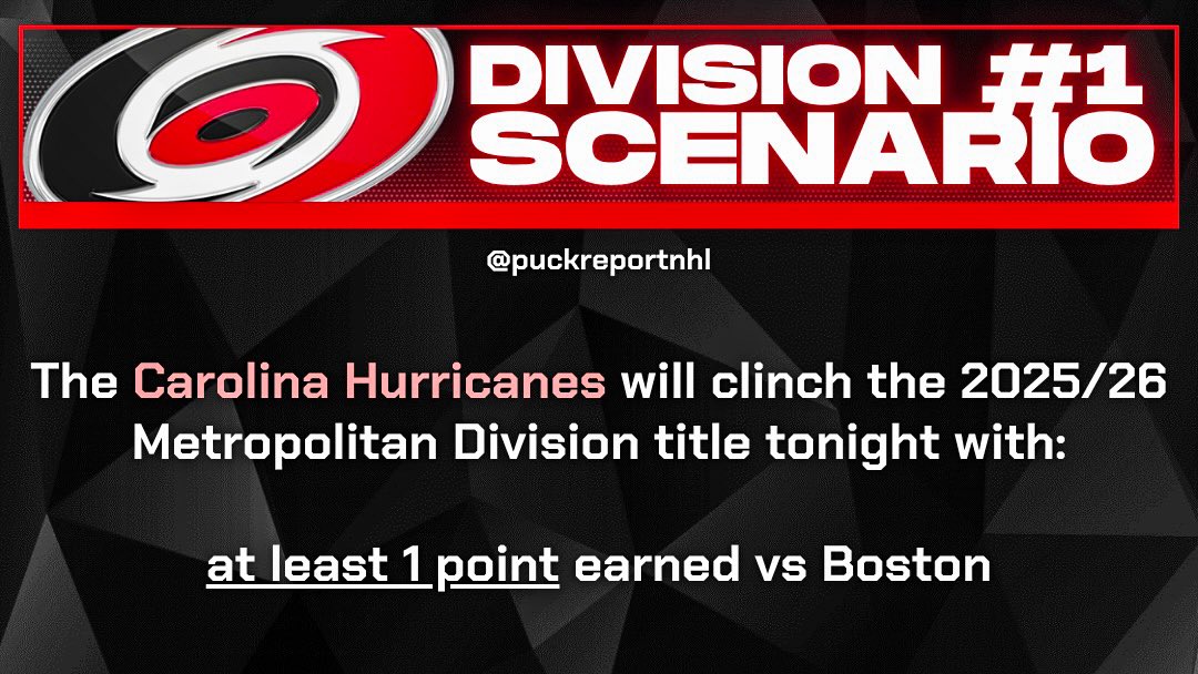 PuckReportNHL's tweet image. Scenarios: #Flames and #NJDevils can be eliminated from playoff contention tonight; #Canes look to win the Metro; #GoAvsGo within touching distance of the Presidents’ Trophy.
