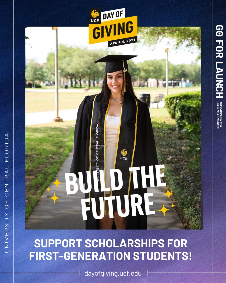 spaucf's tweet photo. With #UCFDayofGiving Thursday, your gift can open doors for first‑gen Knights like Antonella Quiroz ’24, whose scholarship helps her pursue a career in public service and child protection. ⚔️ 

See how you can help: https://t.co/ZB7zDTPhFV https://t.co/jketeqRAKo