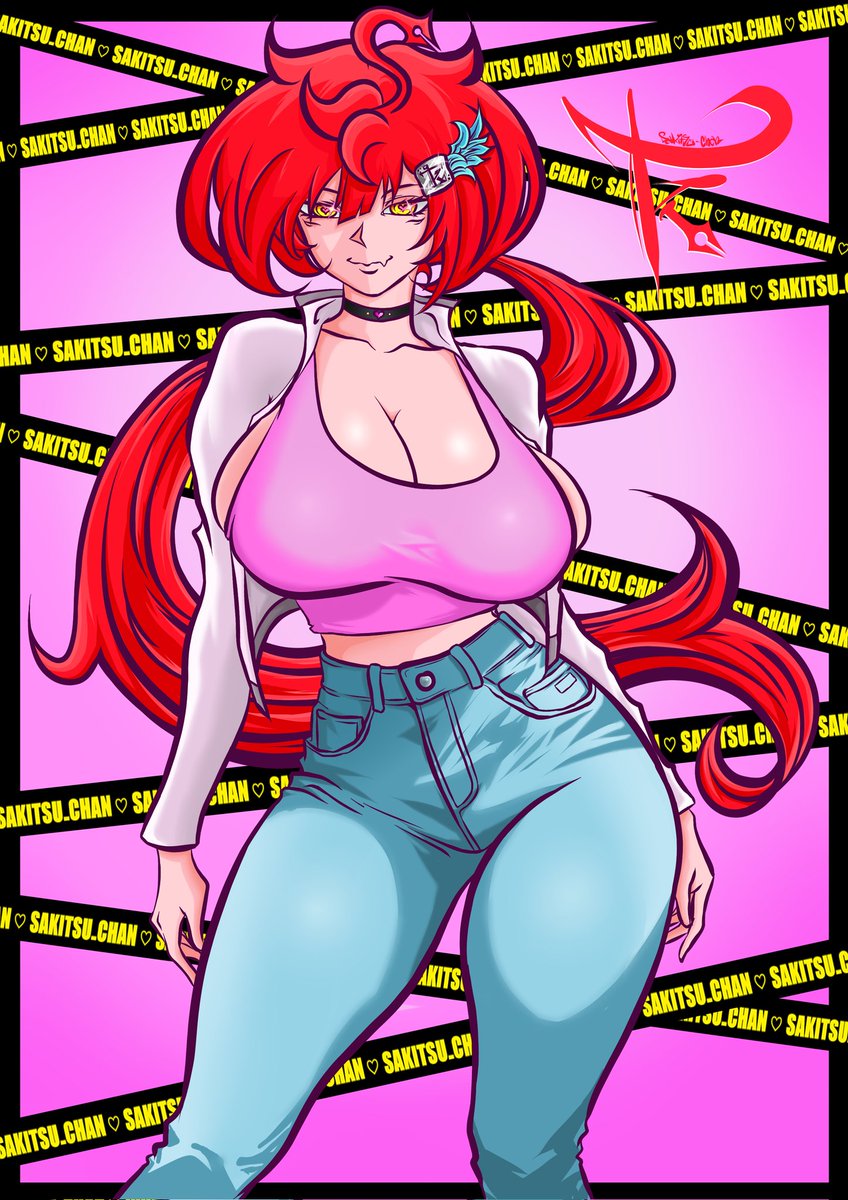 Sakitsu_chan's tweet photo. Dibujo completo de sakitsu con ropa casual 🌹A donde creeis que va? ฅ^>⩊<^ ฅ//Here's a drawing of Sakitsu in casual clothes 🌹Where do you think she's going? ฅ^>⩊<^ ฅ https://t.co/5NXqzaGvwF