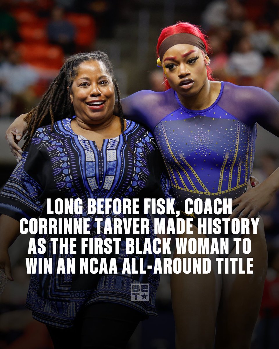BET's tweet photo. They didnโt just make historyโฆ they flipped the whole sport upside down. ๐คธ๐พโโ๏ธ๐ฅ
From building the first HBCU gymnastics team to changing whatโs possible for the next generation, Fisk Universityโs story is one everybody needs to know. #BET #Flipped #HBweCU https://t.co/s7dowSiFEm