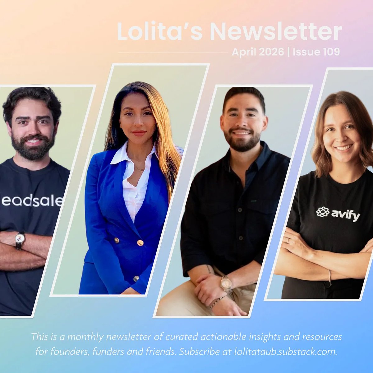 lolitataub's tweet photo. 🗞My Lolita's Newsletter April issue is live! In it...

🤔 Otroverts
🤖 AI took 41% of all VC dollars but 10% of cos got half the funding
⏳ First priced round to exit = 10 years
💰 $1M+ in funding open now

Read: https://t.co/qfScnpse3V https://t.co/BkXDf1Htql