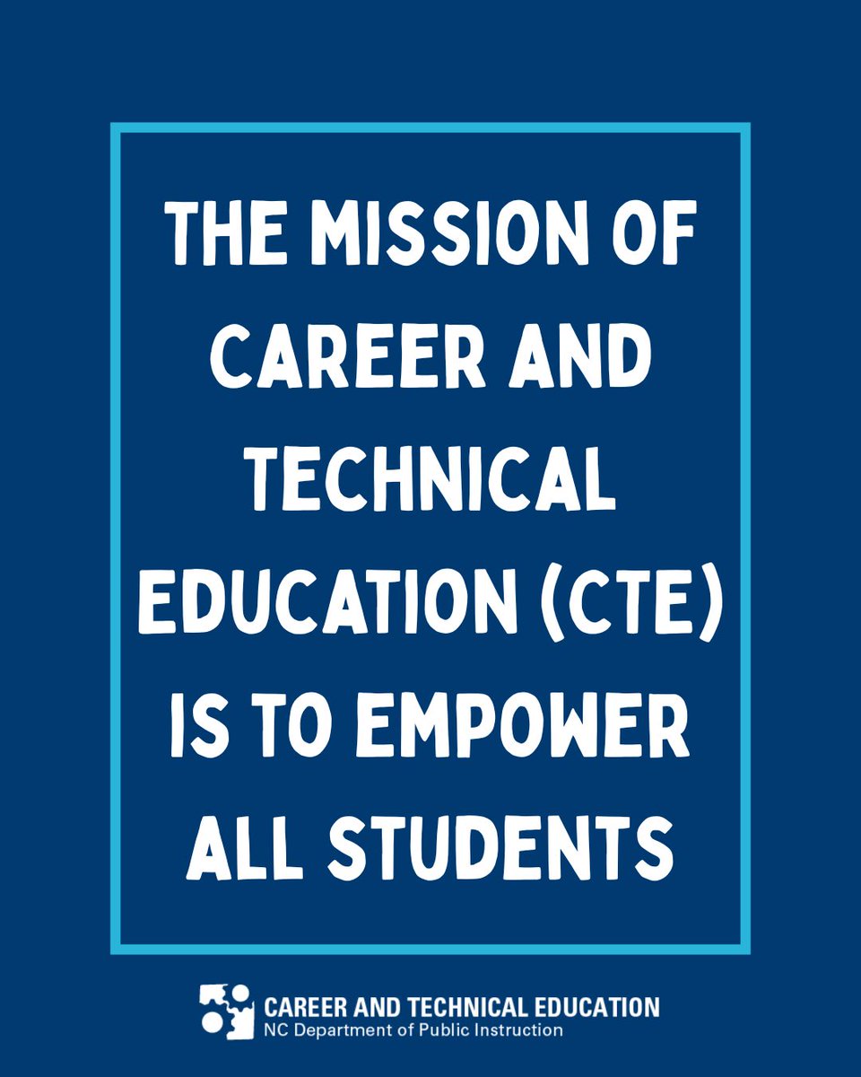 NC Career and Technical Education tweet media