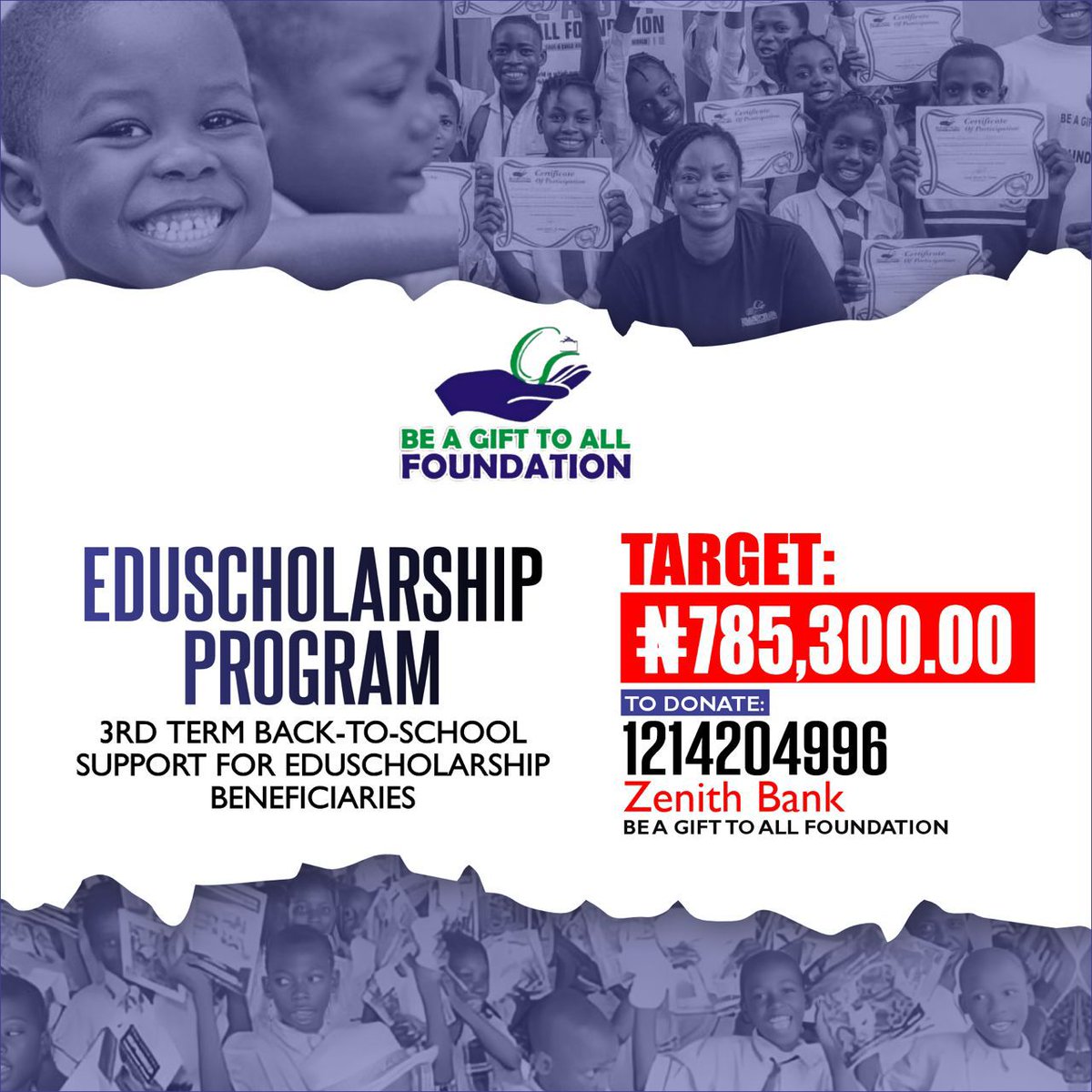 Be A Gift To All Foundation (BAGTAF) tweet media