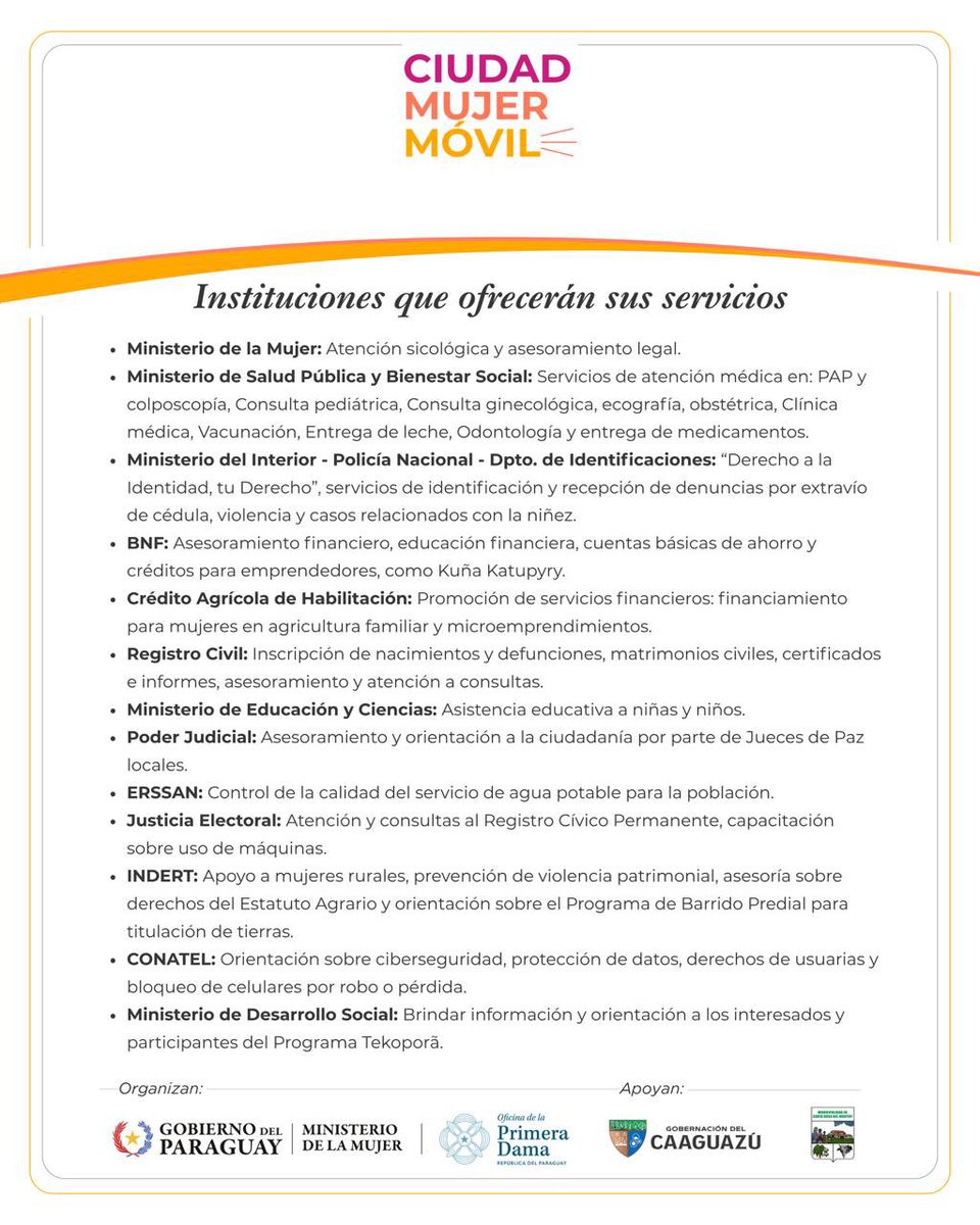 Ministerio de la Mujer tweet media