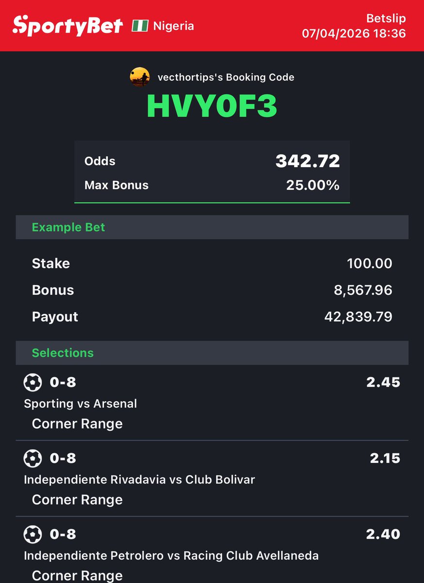 VecthorTips's tweet photo. PBZ0HG
K1QCH6

MBEQJP
HVY0F3

SJWJSJ

CORNER KICKS MATTER 

PLAY | EDIT | FLEX | SPLIT INTO 2
https://t.co/qPfgvqIDq2 https://t.co/Kt3Z76OQ6M