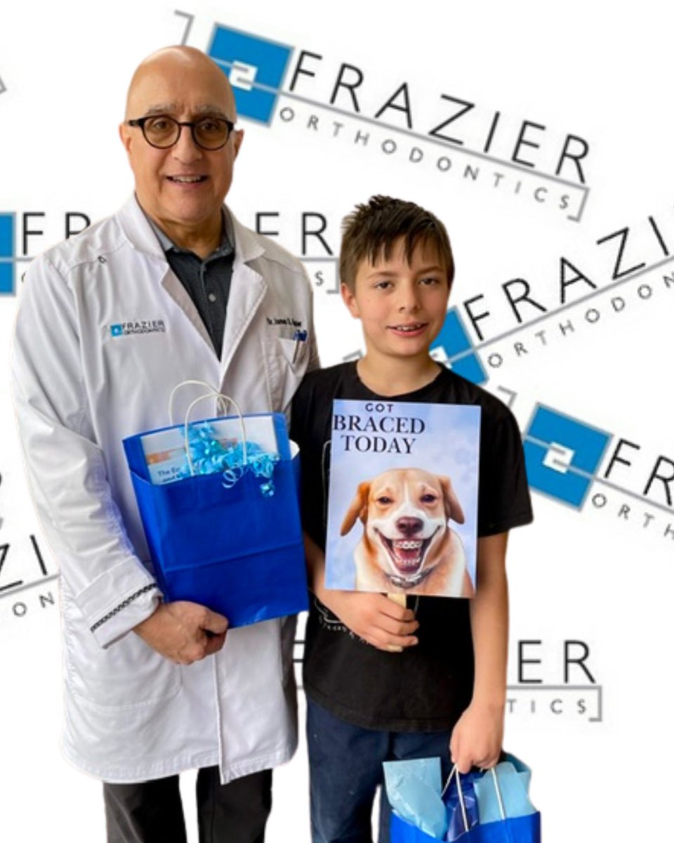 FrazierOrtho's tweet photo. First Day with Braces from Dr. Jim! #newbraces #smilejourney #frazierortho #smilemore https://t.co/rdGHAay5qi