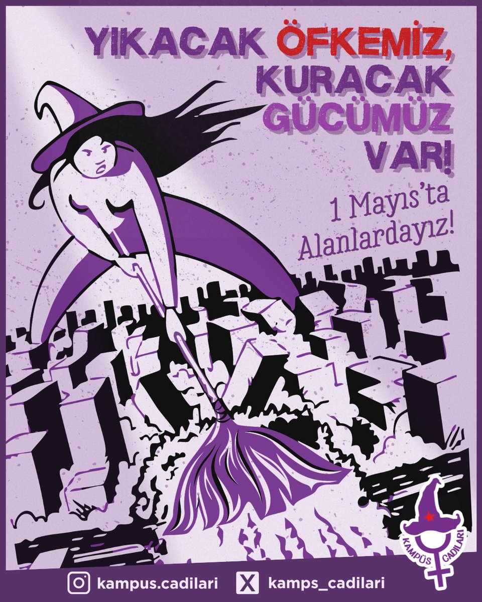 Kadınların emeğini ve bedenini sömüren patriyarkal kapitalist sistemi yıkacak öfkemiz, kadınların özgür olduğu bir dünyayı kuracak gücümüz var!

Evlerde karşılıksız emeğimizin, iş yerlerinde ücretli emeğimizin sömürülmesine karşı 1 Mayıs’ta alanları isyanımızla kuşatmaya