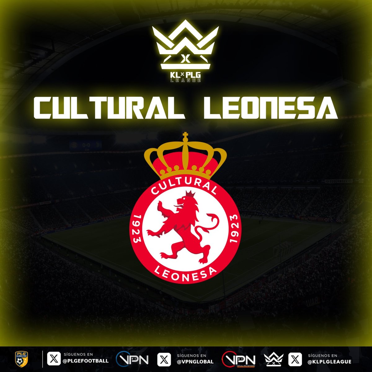 🎮 Este verano, TwCultu tendrá equipo en la <a href="/KLPLGLeague/">KL PLG</a>.

👀 Si tienes el FC26 y quieres unirte a nuestro Clubes Pro, escríbenos a <a href="/filiip_2002/">Felipe Gomez🦁🛶☂️</a> o a mí por chat.
