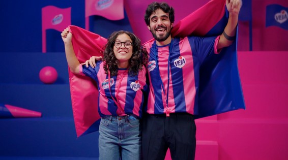 pdapropaganda's tweet photo. Juntou, a rivalidade acabou: Veja e Vanish apostam no humor com casais de torcedores em nova parceria
https://t.co/mEa0aEmj2d https://t.co/U6fMNvFWin
