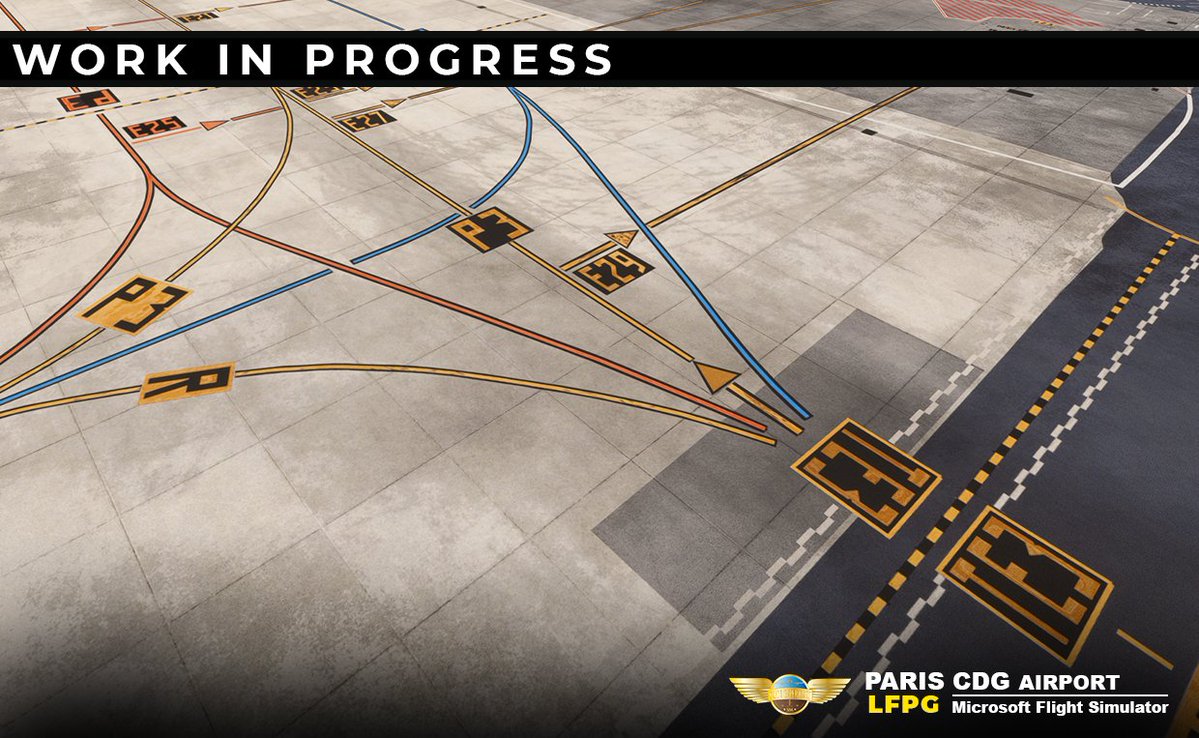 TraaaKe's tweet image. 🚨 PESIM vient de publier son rapport mensuel de mars 2026 !

Avancée majeure sur CDG avec le sol du Terminal 2 presque terminé, malgré un bug SDK qui a nécessité 2 semaines de retravail..

Marquages ultra détaillés, terraforming fidèle et dizaines de bâtiments ajoutés… le