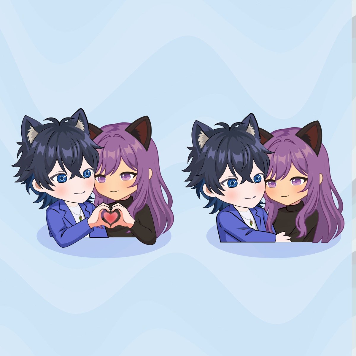 AniRae_'s tweet photo. Had some emotes made by the wonderful @alexandrabla01 Thank you so much for making these!! They are amazing!. If you need some bits made done be afraid to message her #emotes #streaming #vtubing https://t.co/5OyawH7p0U