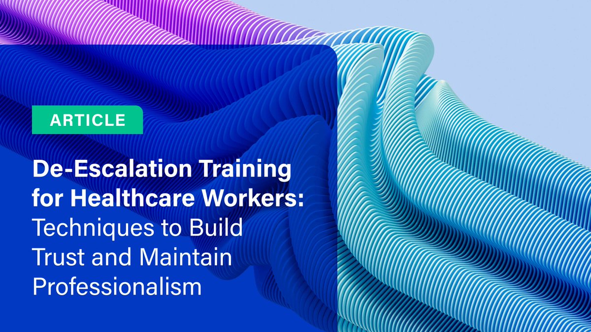 MagMutual's tweet photo. In high-stress moments, defensive reactions can escalate tensions. Proven de-escalation techniques empower healthcare workers to handle volatile situations with confidence, build patient trust &amp; stay safe. 

👉 https://t.co/GU5b1n3UKx https://t.co/p04jaynkK8