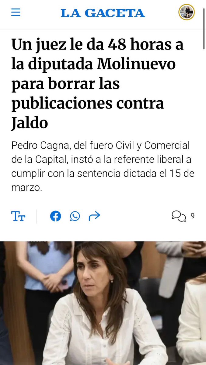 Soledad Molinuevo tweet media