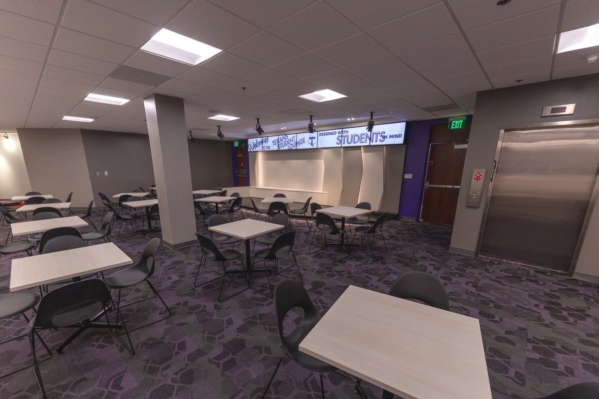 TarletonState's tweet image. A new space made for Texans 💜

The Texans Student Lounge is now open in the Barry B. Thompson Student Center, creating a place for connection, collaboration and community.

Read more: bit.ly/4sYBjp6

#TarletonState #BleedPurple